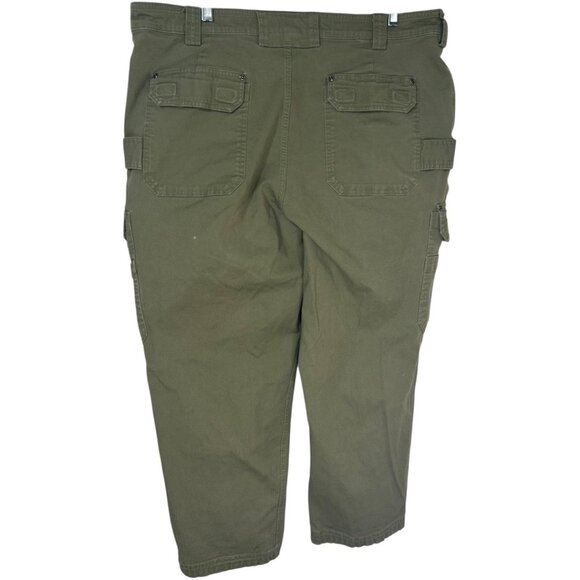 Duluth Trading Co Flex Fire Hose Green Work Pants Men's Size 44 x‎ 30 - Picture 2 of 11